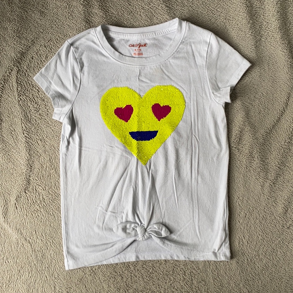 LAST CHANCE*** Emoji Sequin Tee